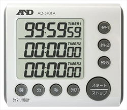 Đồng hồ bấm giờ AND hẹn giờ 3 kênh 100 giờ AD-5701A